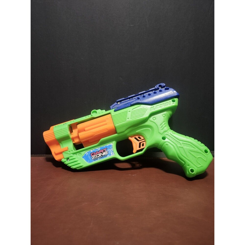 Dart Zone Blitzfire Quickshot Auto-Advance Rotating Cylinder Dart Blaster